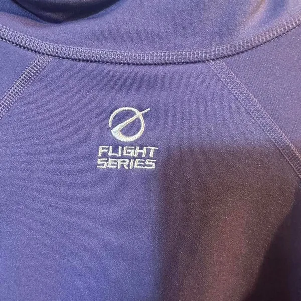 S285. The North Face purple quarter zip sweatshirt - Image 4