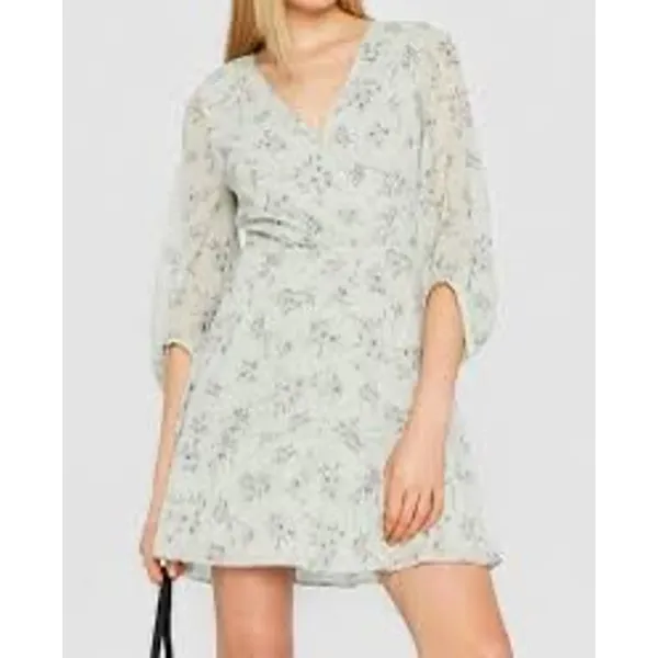 Club Monaco Pitched Sleeve Mini‎ Dress - Image 3