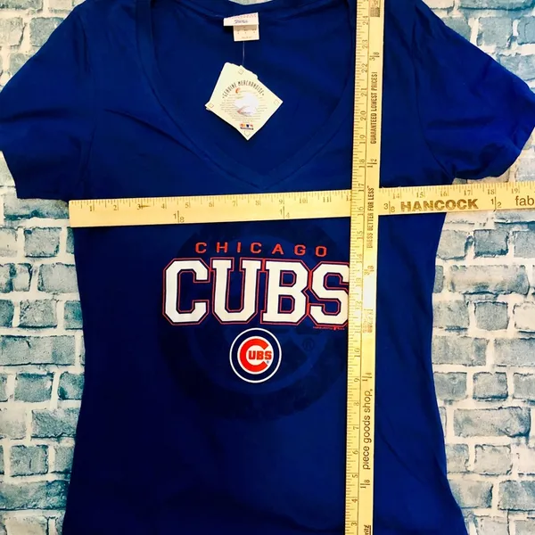 Campus Lifestyle Chicago Cubs Blue Shirt Medium - Image 5