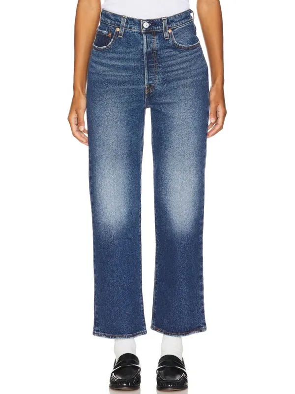 Levi’s Premium Ribcage Straight Ankle Jeans 27 My Honor Dark Wash $110 - Image 14