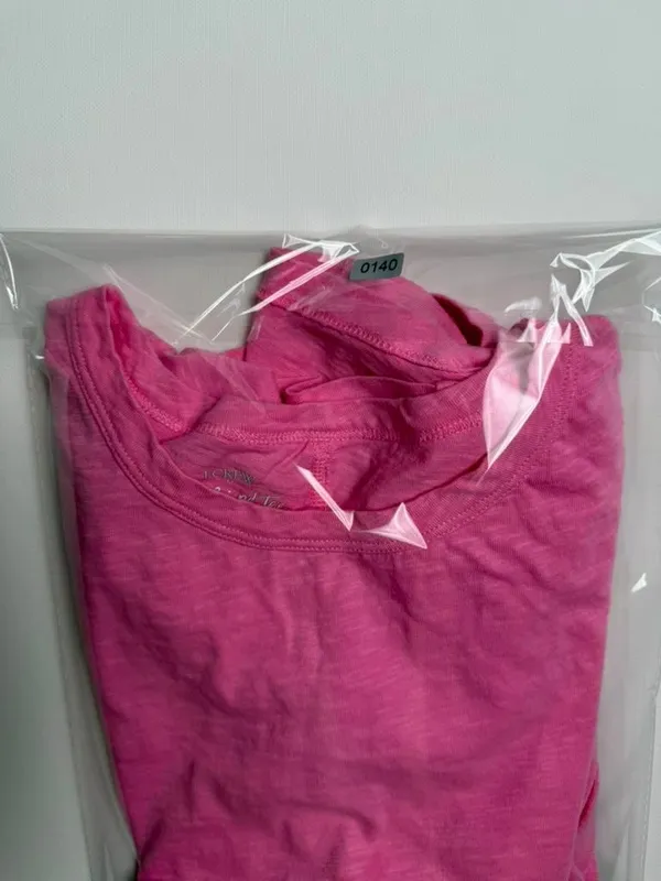 J. Crew Pink Girlfriend Tee Short Sleeve Cotton T-Shirt Women's Size XS - Image 7