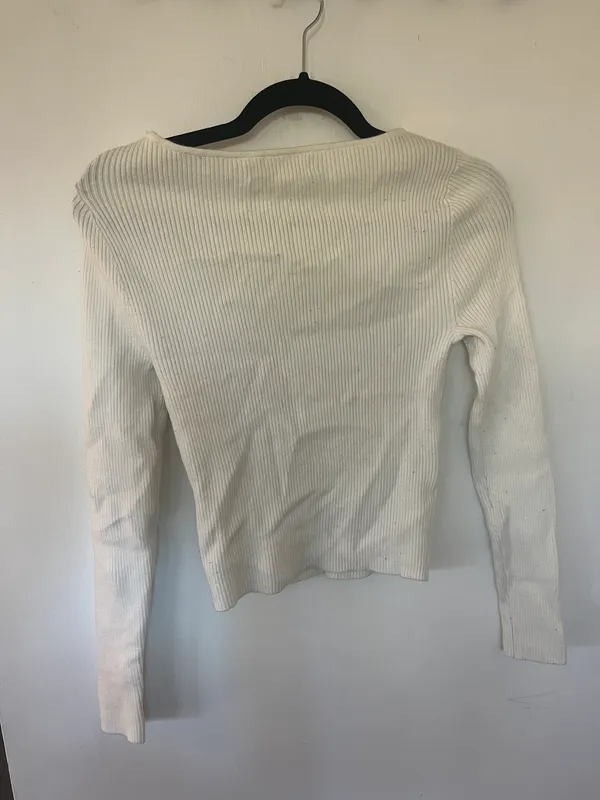 Abercrombie Cream Sweater - Image 4