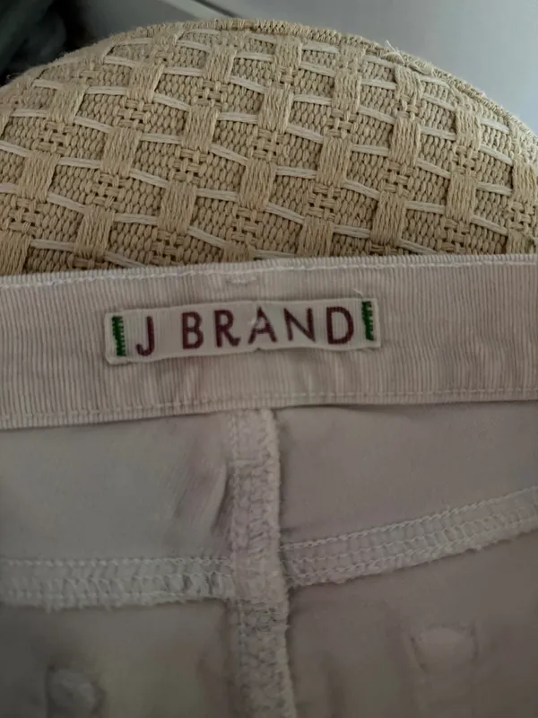 J Brand White Skinny Jeans Corduroy - Image 3