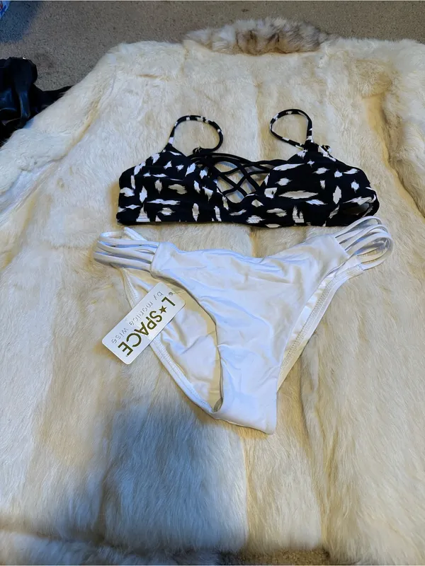 NWTL*Space Jaime Low Down Keep it Wild bikini set small - Image 2