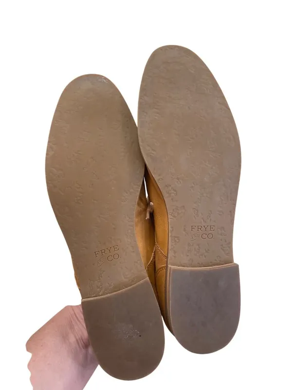 Frye & Co Womens Brown Leather Lace-Up Oxford Flat Shoes Size 10M SKU 8400 - Image 7