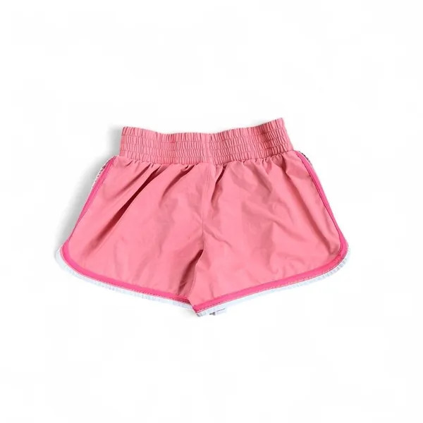 Reebok‎ Women's Pink Shorts Size Medium Athletic Running Side Stripe White Trim - Image 2
