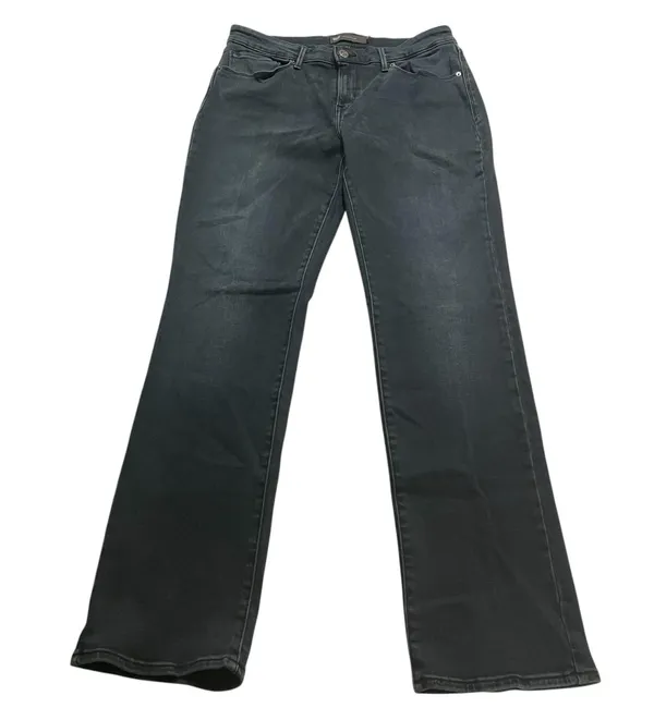 Levi’s Mid Rise Straight Denim Jeans Dark Wash Women’s Size 12 L-32 Soft Stretch - Image 2
