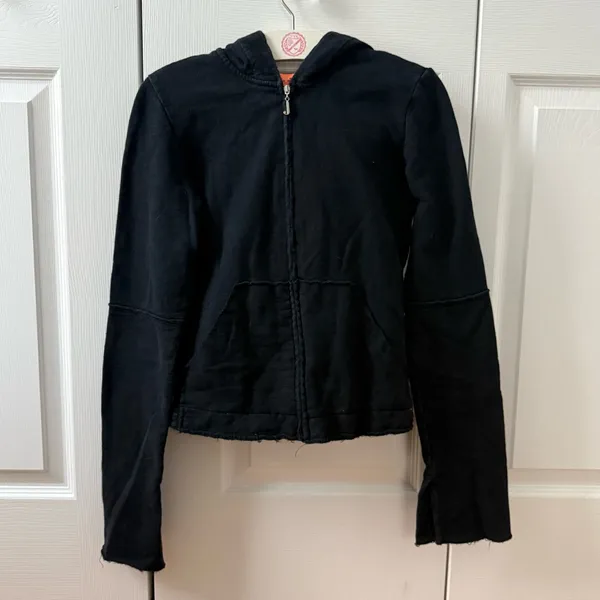 Y2K Vintage Juicy Couture Black Sweatsuit Set - Image 2
