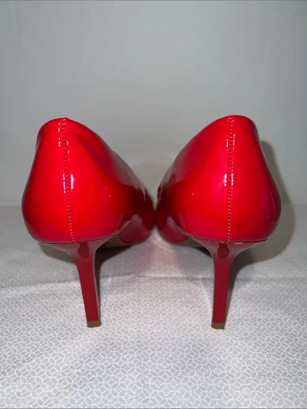“My Delicious” Stiletto Red High Heel Pumps - Image 4
