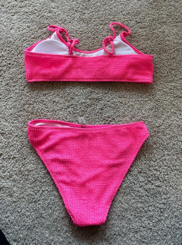 Hot Pink Shein Bikini Set - Image 2