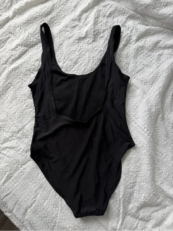 Island Vibes Black One-Piece Swimsuit - Image 3