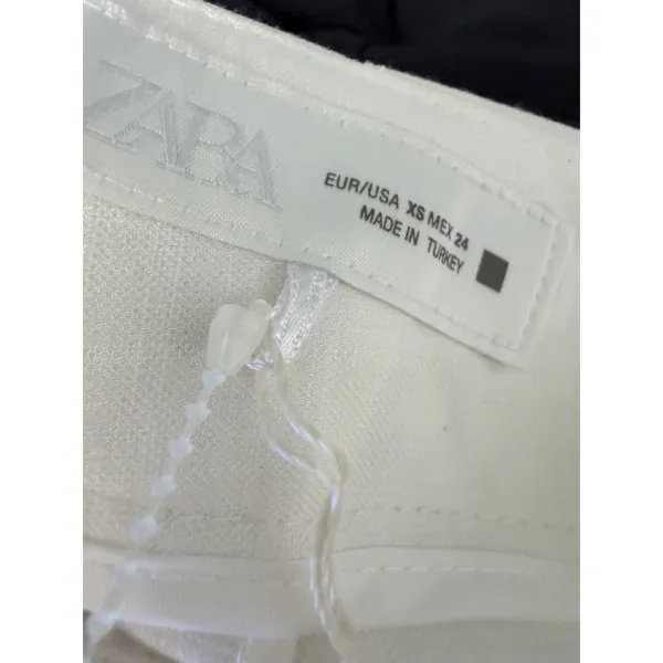 Zara Ecru Pants Straight Leg Resort Minimalist Capsule Normcore Copenhagen - Image 3