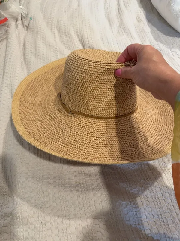 Midwest Gloves & Gear Women's Straw Sun Hat with Chin Strap - Image 2