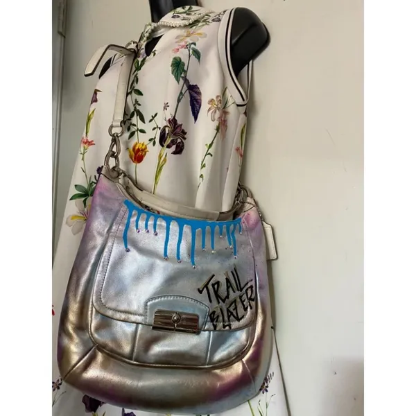 Coach Leather Crossbody Multicolor Customized - Image 13