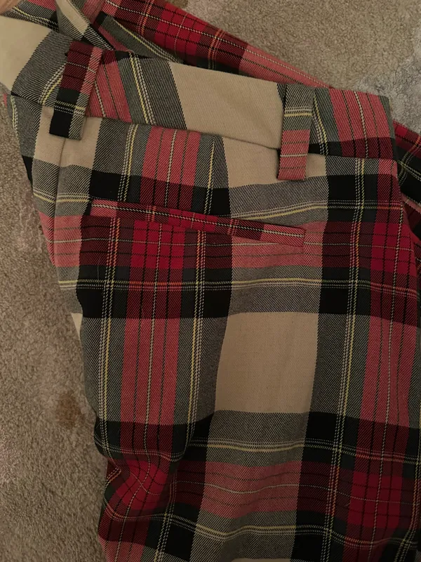 Urban Outfitters Red Plaid Pants - Image 7