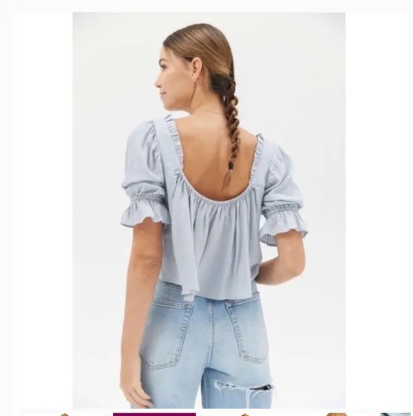 Urban Outfitters Ruffle Babydoll Top - Image 4
