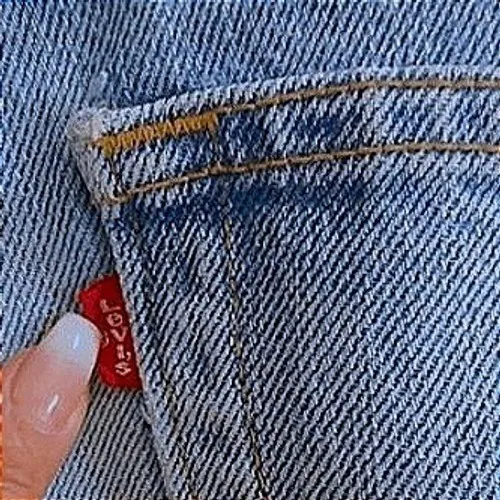 Levi's 505 Vintage Regular Fit Light Wash Denim‎ Jeans Women's W38 L30 - Image 6