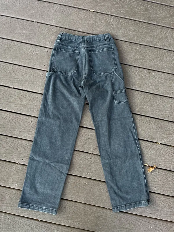 J Galt Brandy Melville Cargo Jeans Black - Image 2
