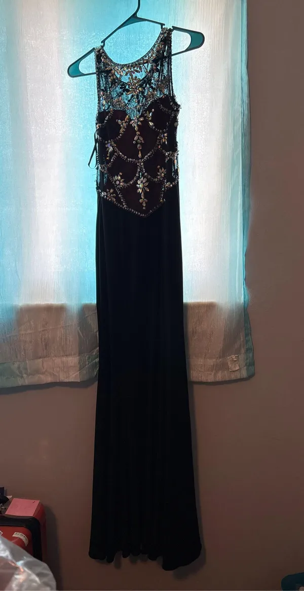 Betsy & Adam Dress Black Formal - Image 3