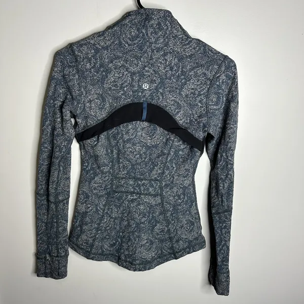 Women's Lululemon‎ Size 4 Define Jacket Full Zip Sweatshirt Brushed Herringbone - Image 5