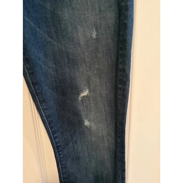 Mother Looker Ankle Chew Jeans Breaking The Law Distressed Skinny 29 - Image 5