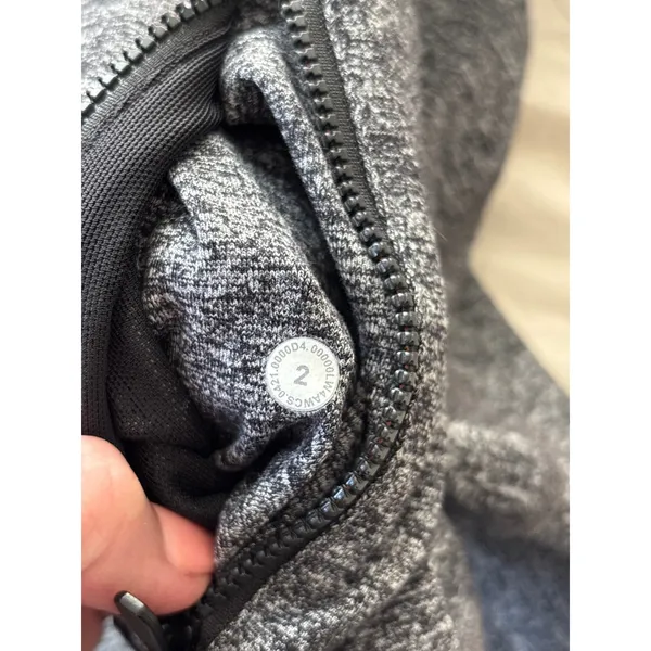 Lululemon Black Heathered Define Jacket Full Zip‎ Size 2 - Image 10
