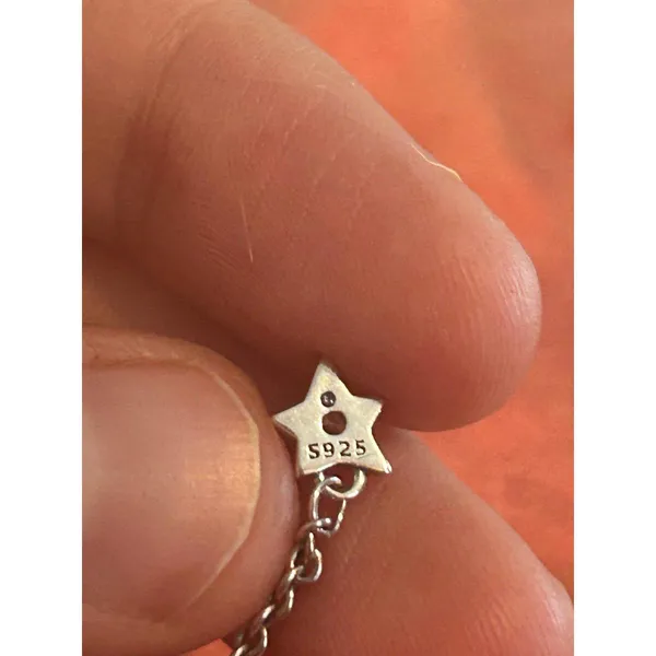C06 size 9.5 inch braclet star 925 sterling silver - Image 5