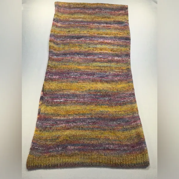Anthropologie Akemi + Kin Space Dye Scarf Warm Knit Colorful Boho - Image 4