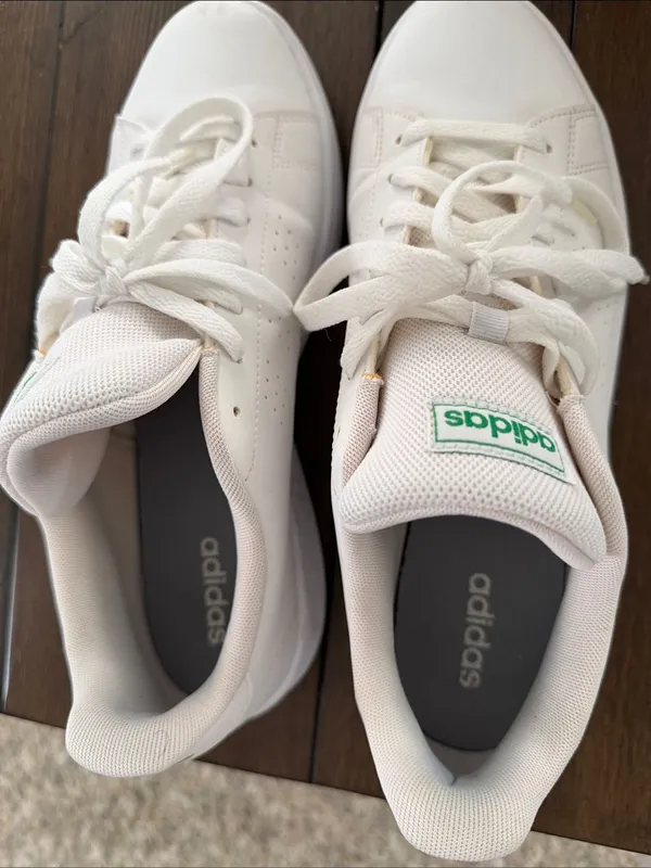 Size 10.5 - adidas Advantage Base Cloud White - Image 3