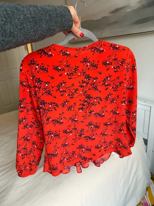 Topshop Blouse Cropped - Image 3