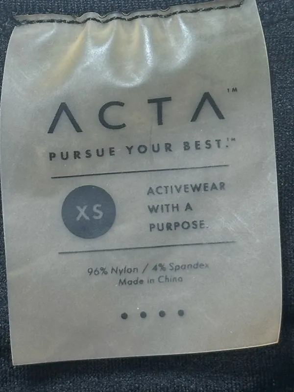 ACTA Seamless Black Ribbed Longline Tank Bra - Image 3