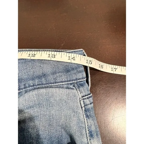 MOTHER Runaway Step Fray Jeans A Night In Havana High Rise Flare 29 - Image 7