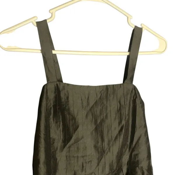 Banana Republic Black Square Neck Peplum Top size 4 NEW #756 - Image 4