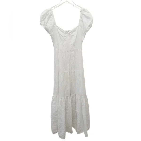 BILA 77 White Milkmaid Midi Dress‎ size XS - Image 2