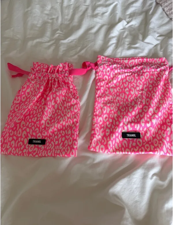 triangl swimwear Hot Pink Leopard Print Bikini - Image 4