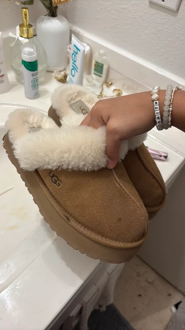 UGG Slippers Platform Disquette Chestnut - Image 10