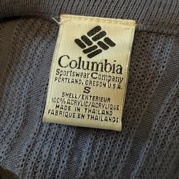 Columbia Knit Sweater Button Up Best‎ Small Blue Activewear Normcore Everyday - Image 7