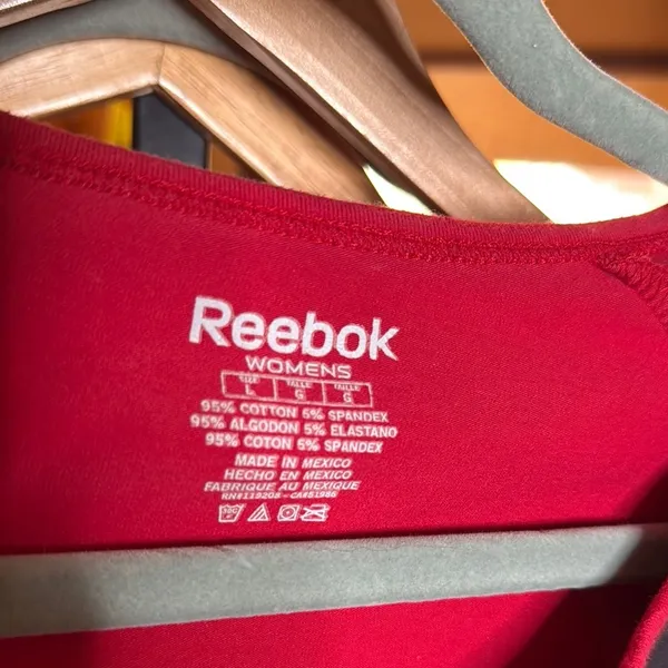Reebok San Francisco 49ers Long Sleeve Top Women’s Large Red Black NFL Tee - Image 4