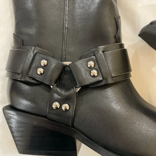Marc Fisher black leather Boots - Image 5
