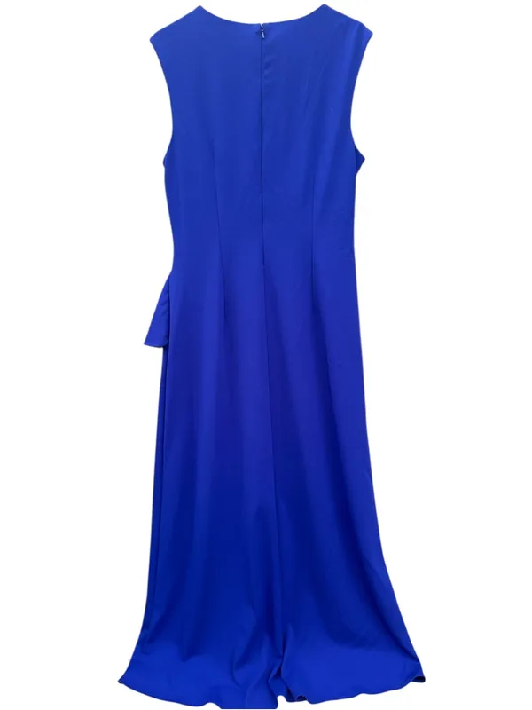 NWT Alex Evenings Cascading Ruffle Maxi Dress Royal Blue Size 14 Retail $209.00 - Image 9