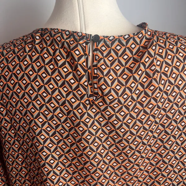 Pleione Geo Abstract Bow Detail Blouse - Image 6