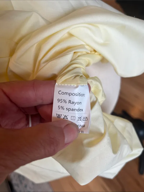 Sleeveless Pastel Yellow Bubble Hem Mini Dress Summer - Image 10