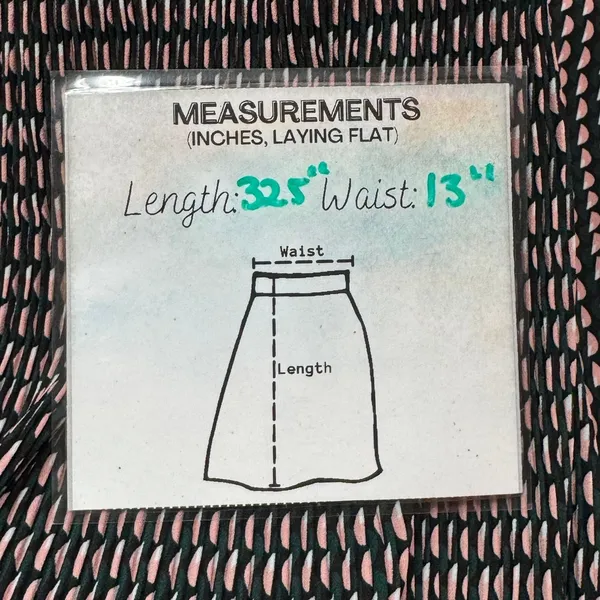 Adrianna Papell Black Pink Geometric Pleated Maxi Skirt‎ XS - Image 7