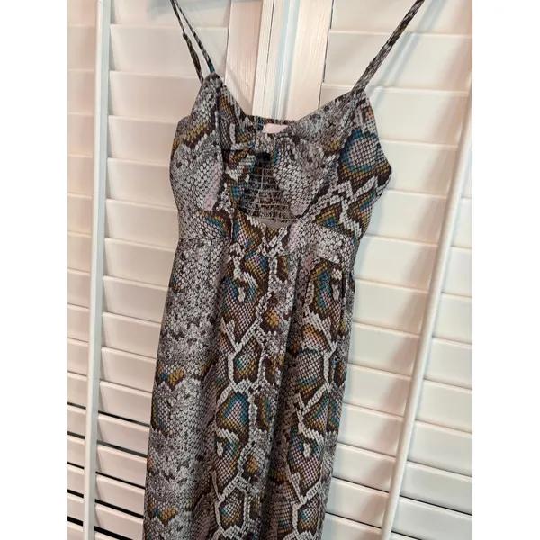 Buddy‎ Love Snakeskin Print Maxi Dress Size XS - Image 4