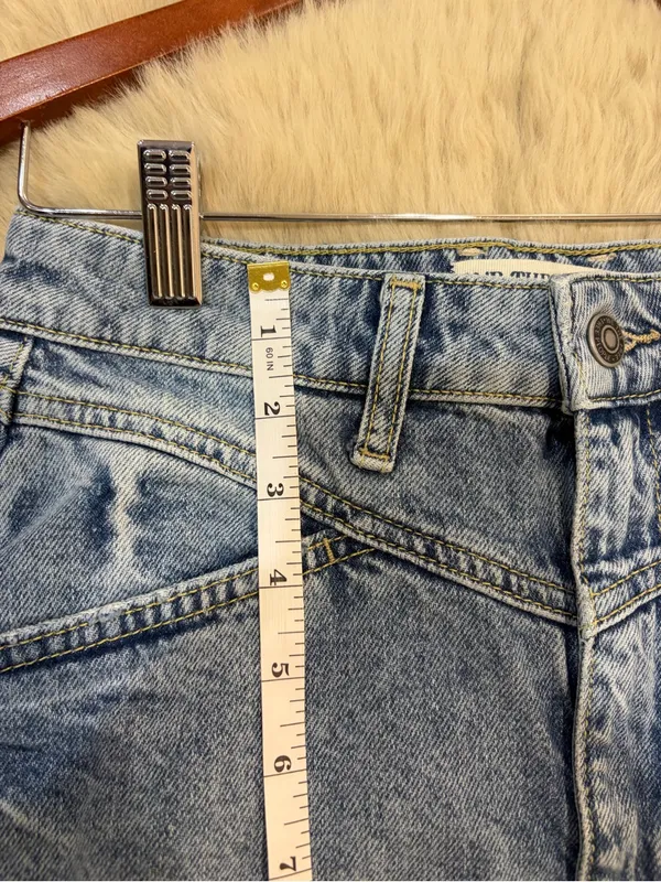 We The Free Free People Come As You Are Denim Maxi Skirt 27” Waist - Image 11