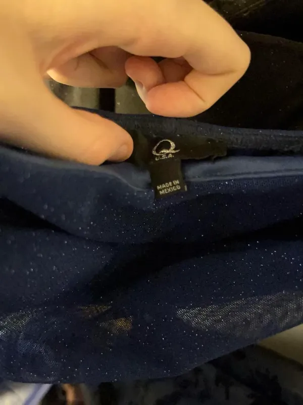 Dress from Q, blue and glittery - Image 3