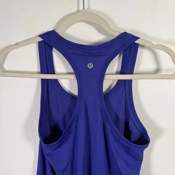 Lululemon Swiftly Tech Racerback Tank Top Cobalt Blue Purple Activewear Womens 8 - Image 6