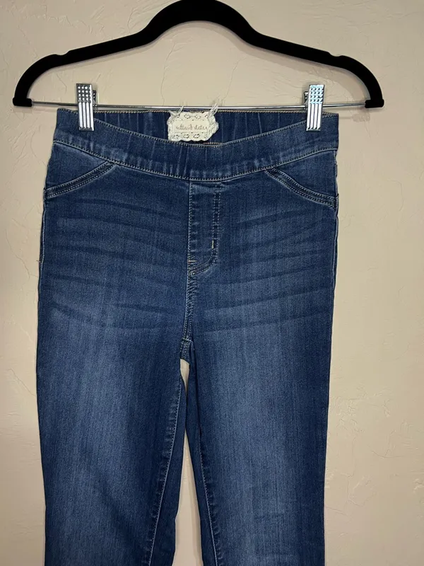 Altar'd State Flare Pull‎ On Boho Denim Jeans - Image 3