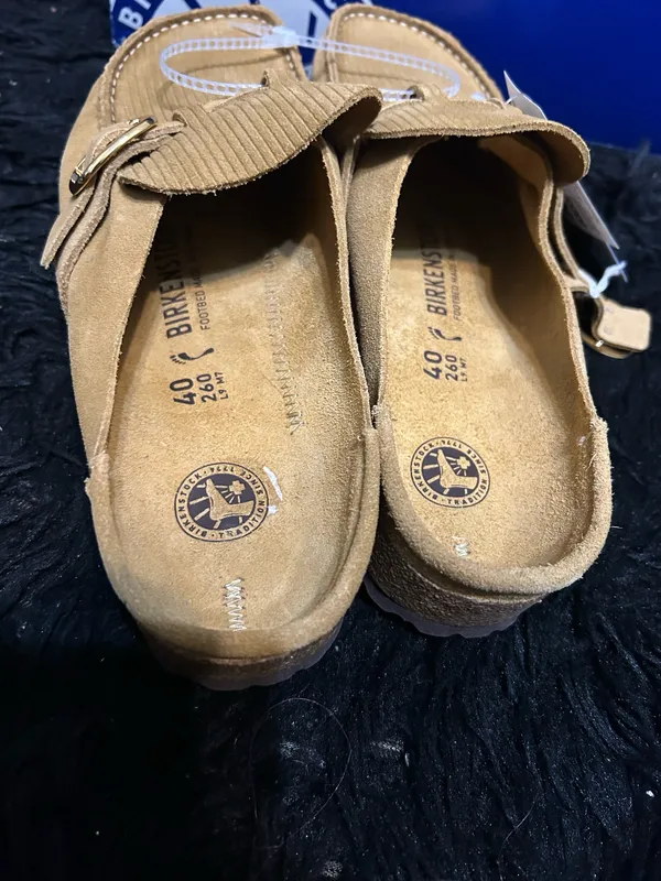 BIRKENSTOCK Buckley suede mules clogs slip on shoes women’s eur 40 new - Image 3