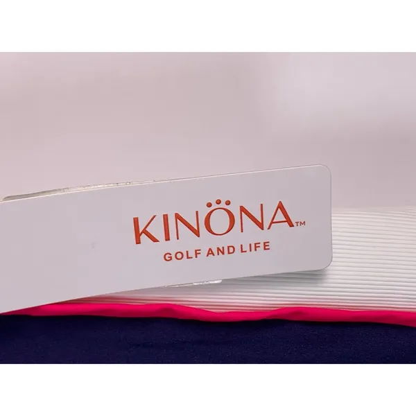 KINONA Golf Top Women S Navy Pink White Sleeveless 1/4 Zip Colorblock NWT - Image 7